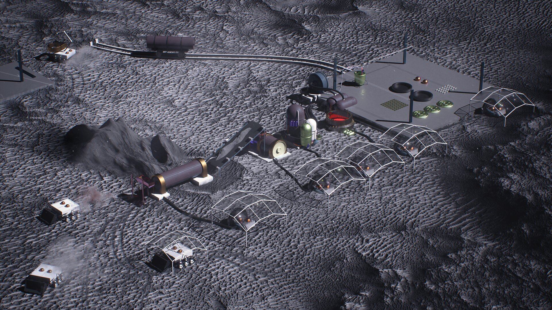 Para fabricar cerámica en la Luna se barajan dos métodos, sinterización e impresión 3D, pero ambos enfrentan retos técnicos significativos que dificultan su implementación. (NASA)