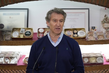 El presidente del PP, Alberto