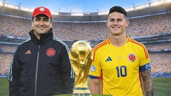 James Rodríguez se ilusiona con la final y Lorenzo promete “el mejor Mundial posible” tras llegada de Colombia a México