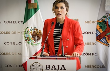 La gobernadora de Baja California,