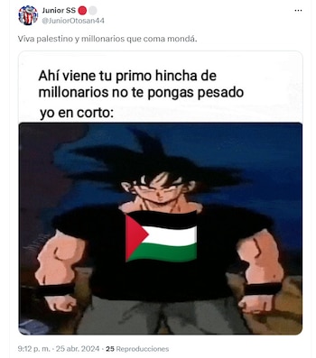 Hinchas de otros equipos aprovecharon