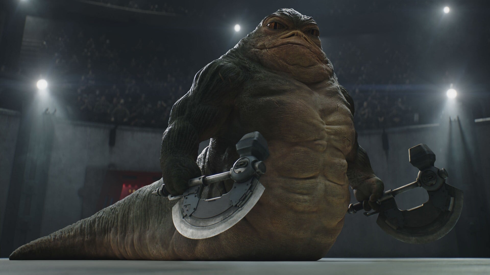 Jeremy Allen White interpreta a Rotta el Hutt, hijo del famoso Jabba el Hutt