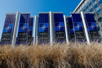 La entrada de la sede