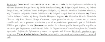 PJ ordenó seis meses de