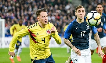 La última vez que la selección Colombia ante Francia fue en partidos de preparación para el Mundial de 2018-crédito @FCFSeleccionCol/X