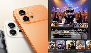 En cualquier HONOR 600 se puede usar inteligencia artificial para la función imagen a video.