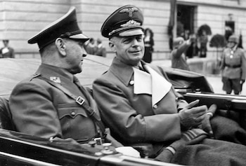 Joachim von Ribbentrop y Ante Pavelic