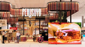 Asimismo, una amplia plaza de