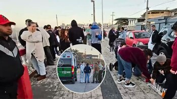 El agresor también disparó en