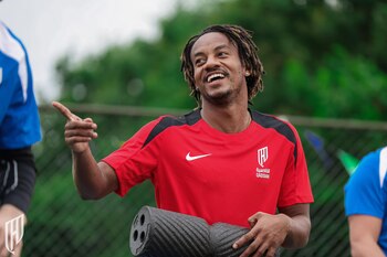 André Carrillo disfrutando de su