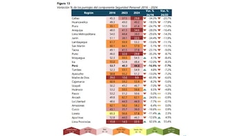 Seguridad ciudadana: solo cinco regiones
