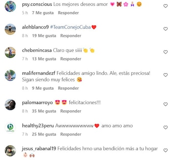 Reacción de los usuarios. (Instagram)