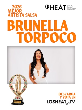 Brunella Torpoco competirá con Marc Anthony, Gilberto Santa Rosa y Víctor Manuelle en la categoría Mejor Artista Salsa.