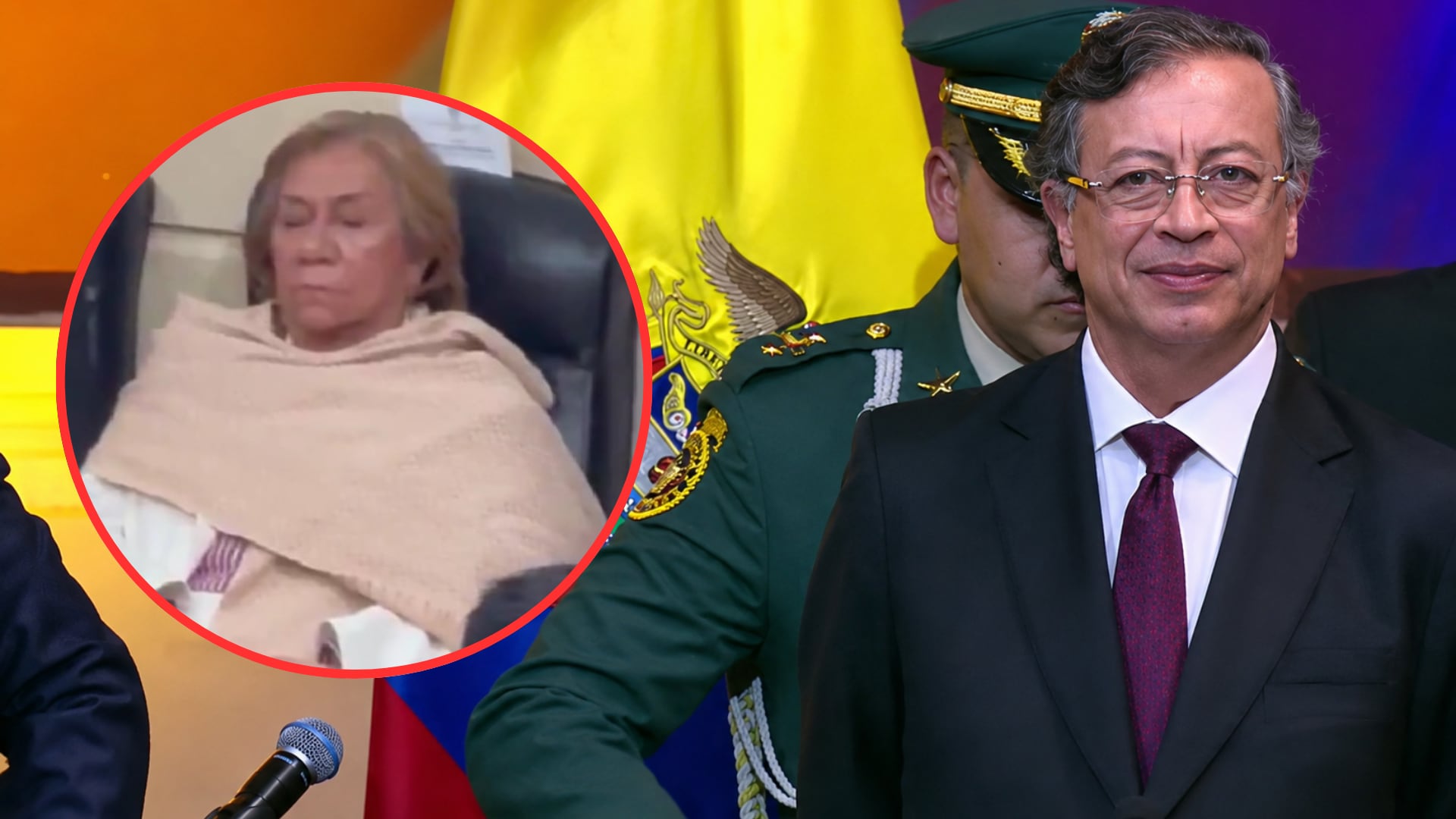 Canciller Rosa Villavicencio se habría quedado dormida durante el último discurso de Gustavo Petro ante el Congreso