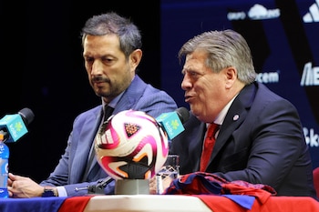 Miguel Herrera e Ignacio Hierro,