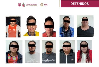 Los detenido se dedicaban a