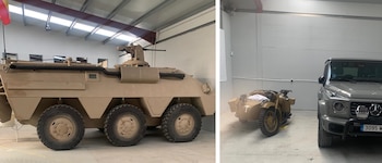 Algunos de los vehículos de