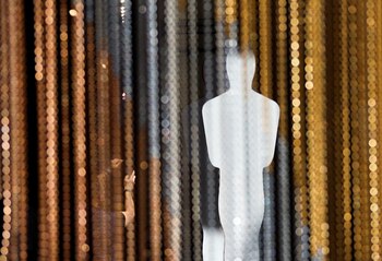 An Oscar statue shape cutout