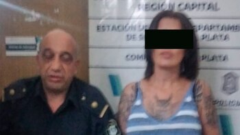 V.L, la mujer detenida
