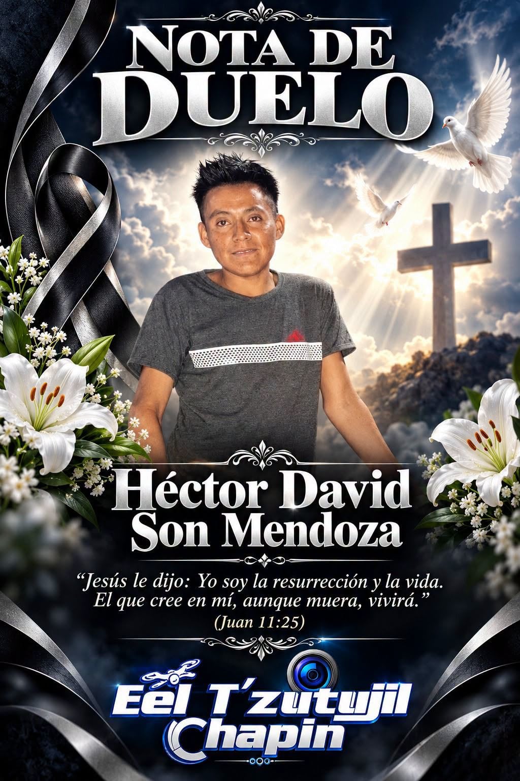 La familia Mendoza programó las honras fúnebres y el entierro de la víctima en el Cementerio General de la localidad. (El Tzutujil Chapín)