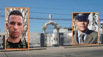 Riohacha afronta una jornada de tensión por los funerales de alias el Tío y un policía guajiro asesinado en Putumayo - crédito Composición fotográfica