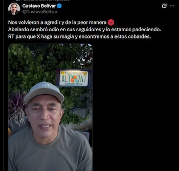 Gustavo Bolívar - crédito @GustavoBolivar/X