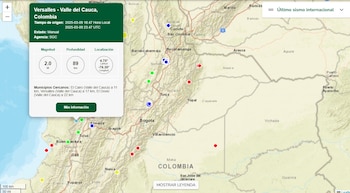 Sismo en Versalles, Valle del