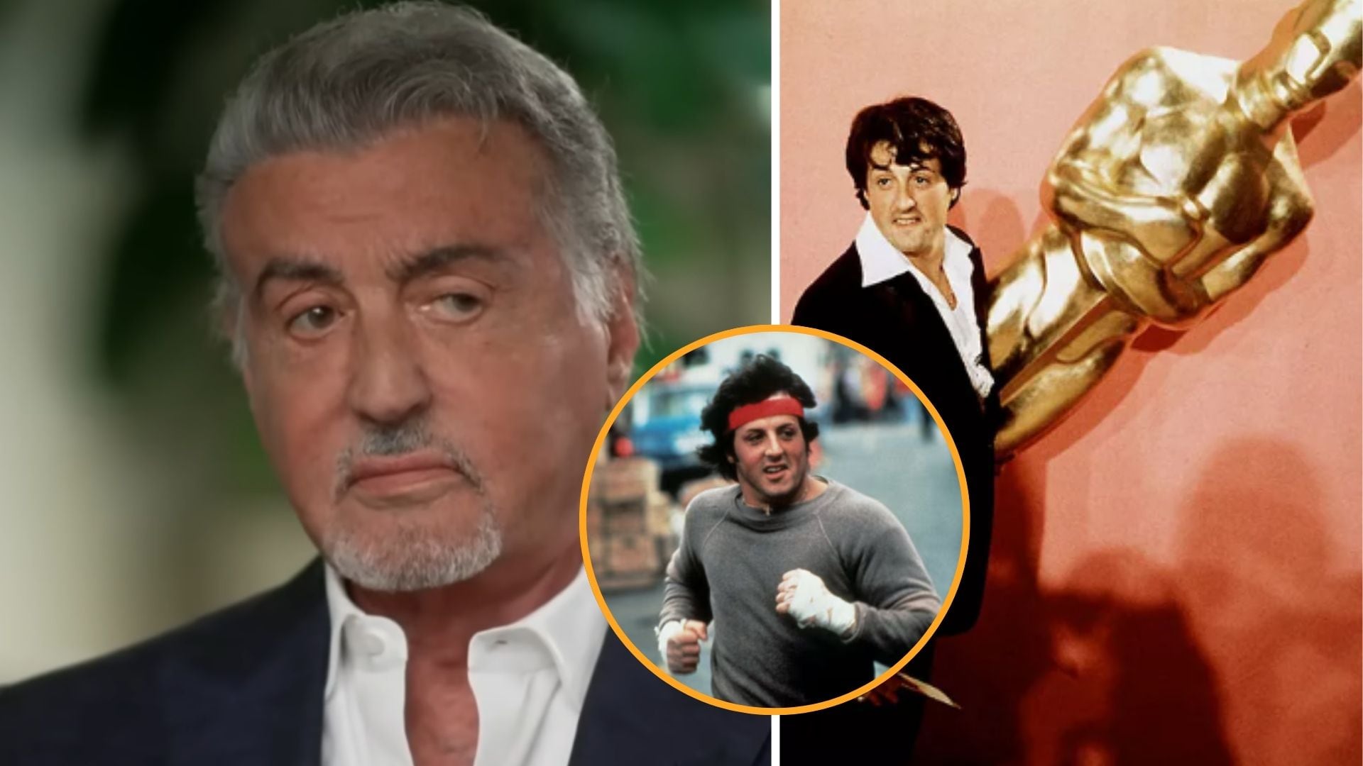 Rocky obtuvo tres premios Oscar, incluido mejor película, y se convirtió en la cinta más taquillera de 1976.(Composición: CBS/Captura redes)