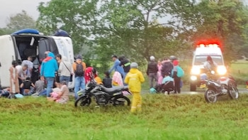 Accidente de bus intermunicipal en vías del Cesar dejo varias personas heridas