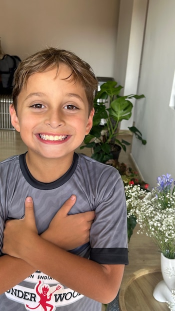 Lucas Gámez, el nene de 8 años atrapado entre los escombros por los terremotos en Venezuela