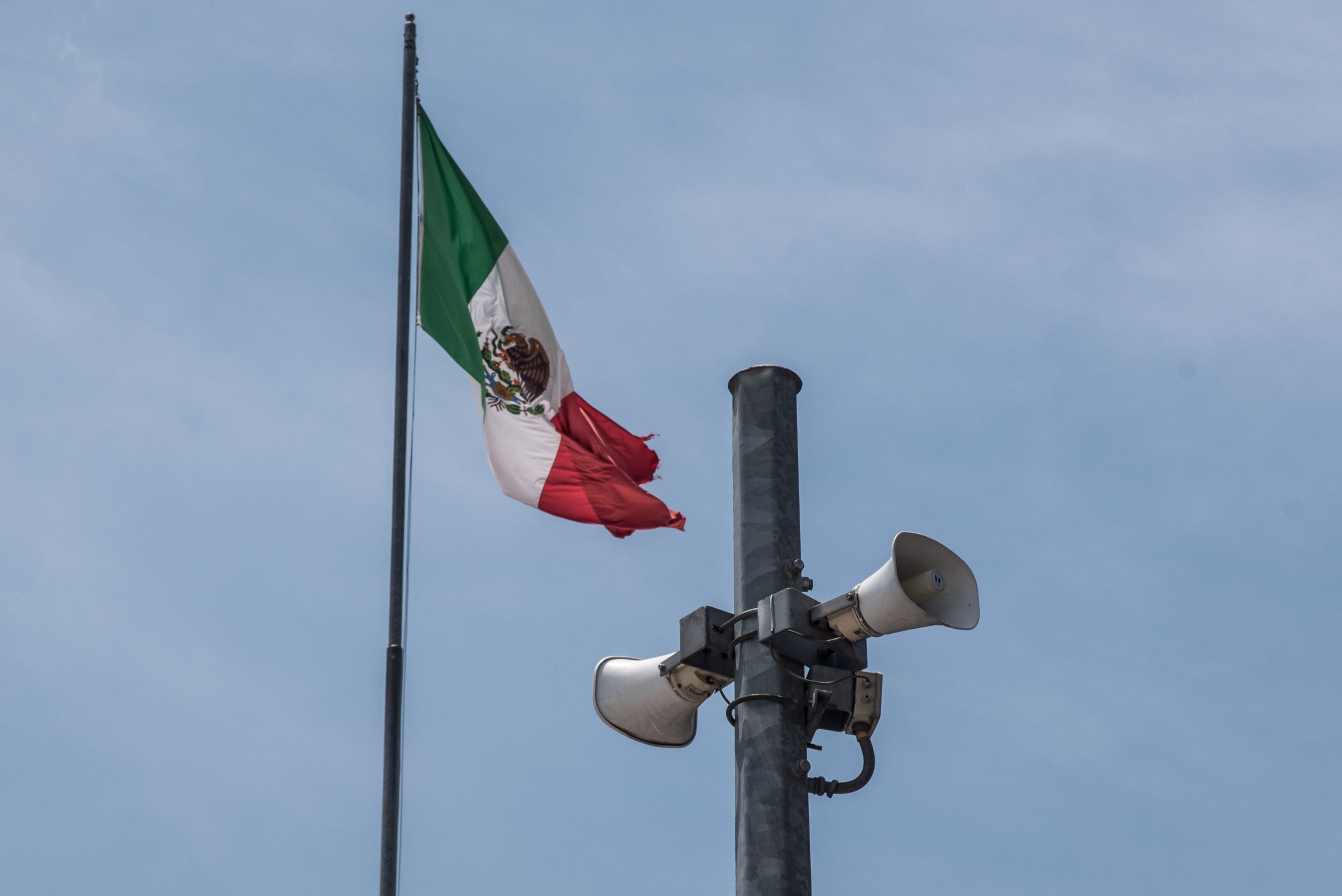 98.9% de los altavoces sonaron en el Simulacro Nacional. FOTO: MARIO JASSO /CUARTOSCURO.COM