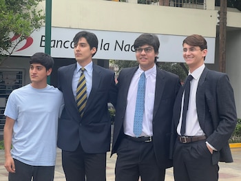 Cuatro jóvenes participaron en el