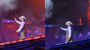 Leonardo Aguilar no habría llenado el Auditorio Jalisco en las Fiestas de Octubre y los videos desatan comentarios: “¿Se decepcionaron?”