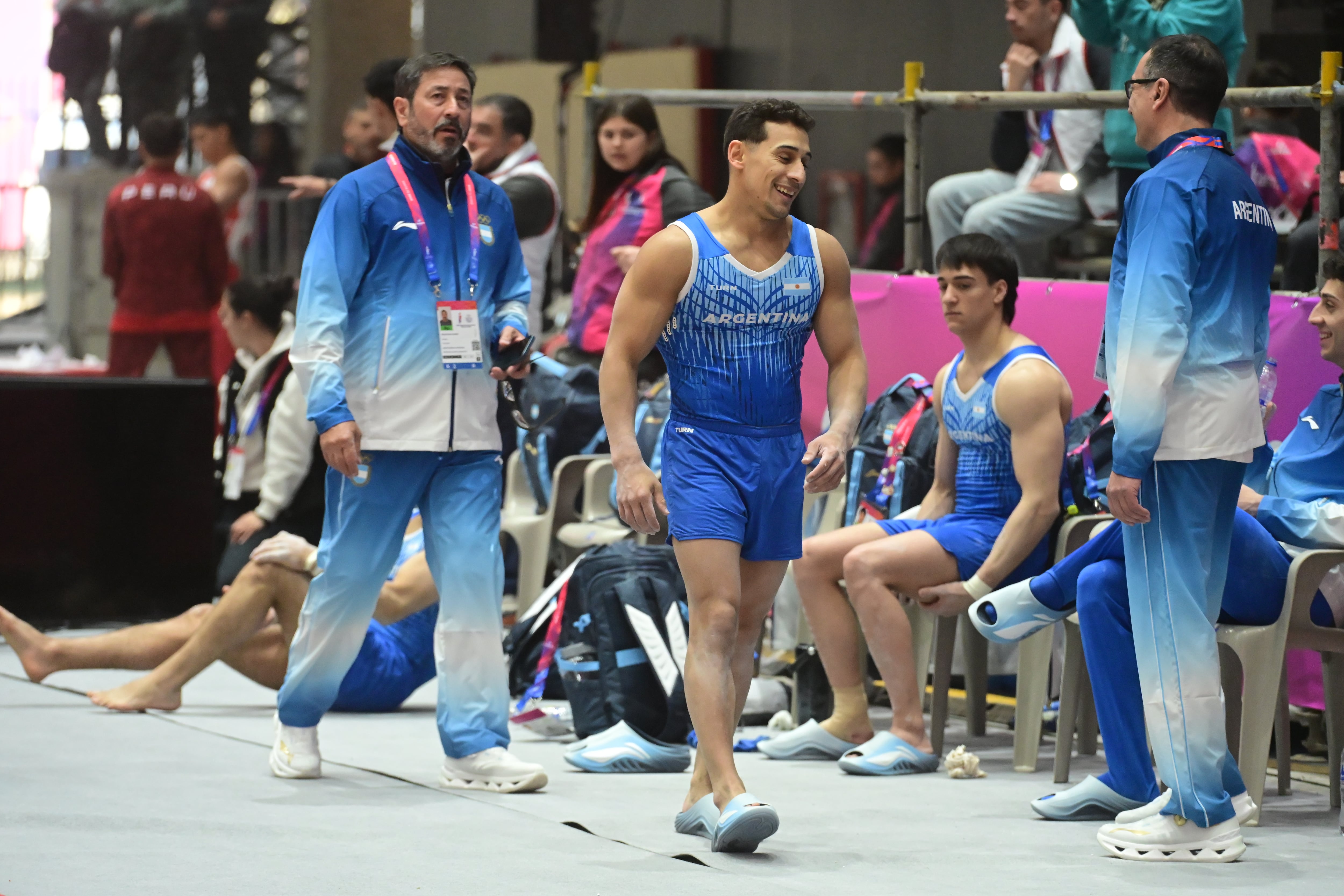 Daniel Villafañe, parte del equipo masculino de gimnasia (Secretaría de Deporte Rosario)