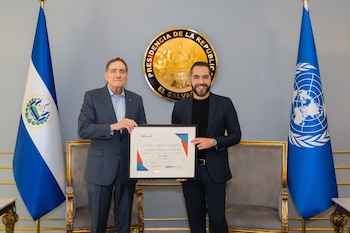 Nayib Bukele, OPS, OMS, tracoma