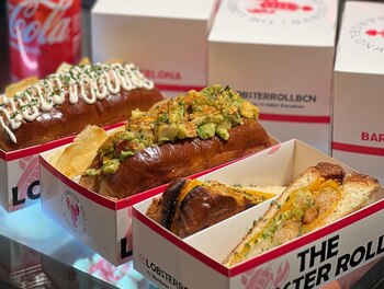 Lobster Rolls en un restaurante