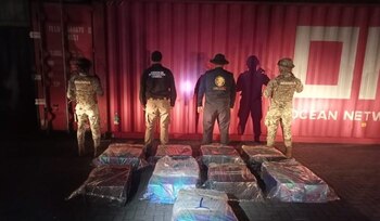 La cocaína fue encontrada en