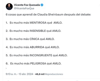 El expresidente atacó a la