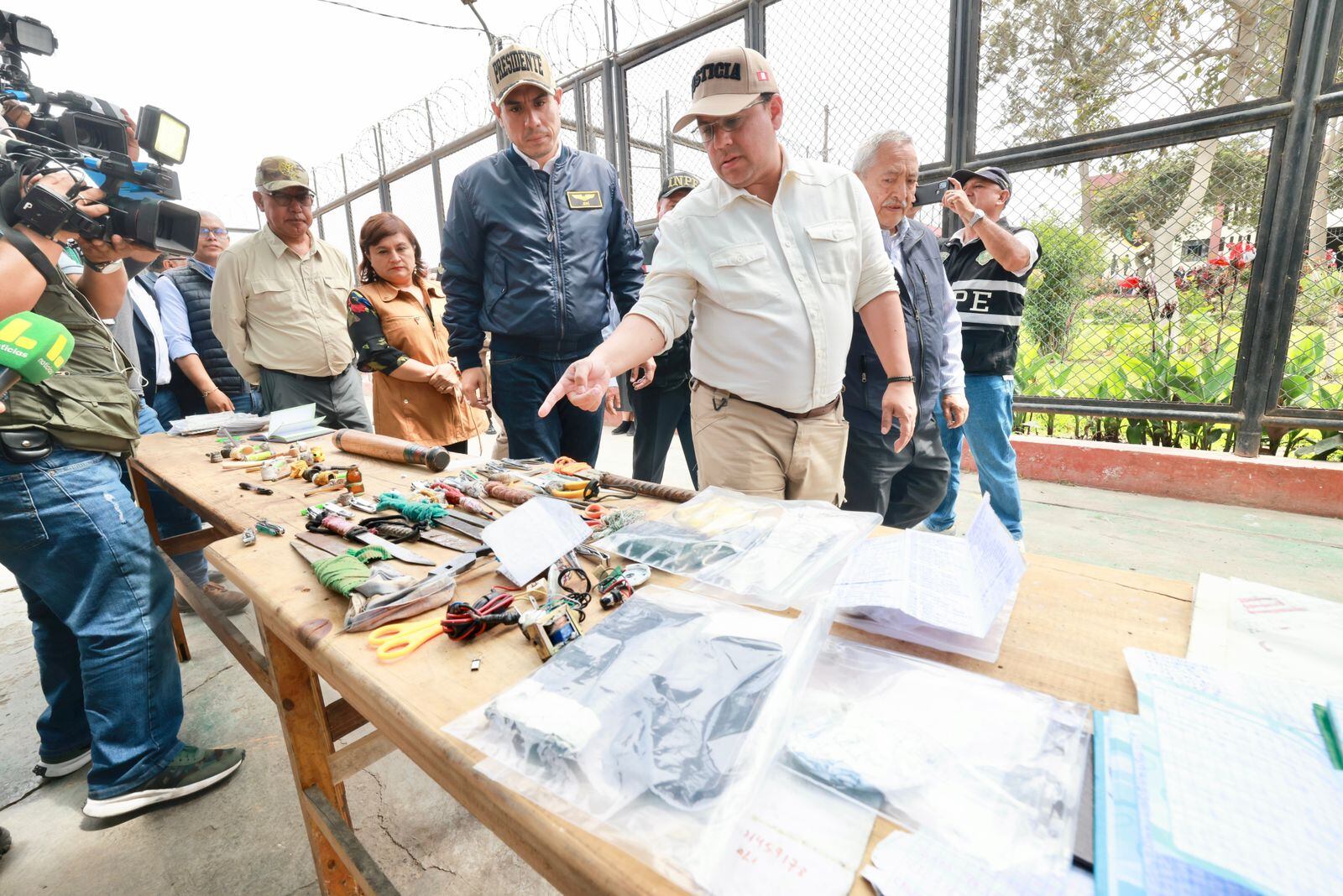 Intervienen el penal El Milagro: Droga, armas y conexiones clandestinas fueron hallados en la cárcel de Trujillo. (Foto: Minjus)