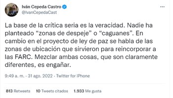 A través de su cuenta