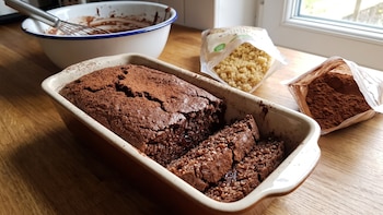 Receta de budin de quinoa y cacao, rápida y fácil