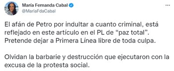 El uribismo crítica posible 'Mico'