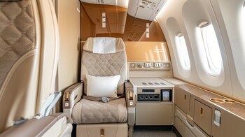 Los asientos en la parte