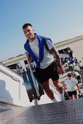 Argentina viajó a Atlanta para disputar las semifinales del Mundial ante Inglaterra