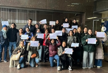 Familiares y amigos de las