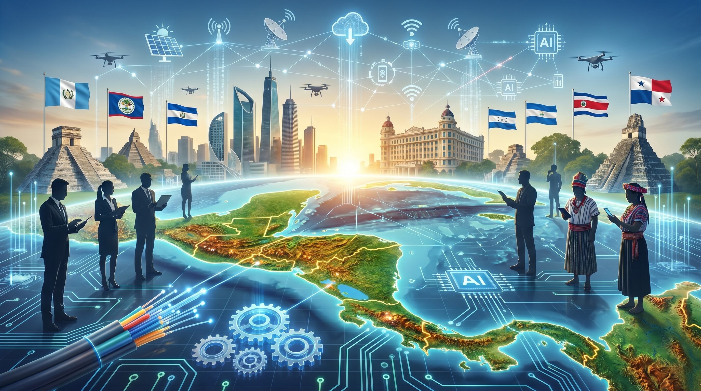 CEPAL destaca éxitos de innovación en El Salvador, Guatemala, Panamá y República Dominicana. Foto Infobae/Imagen ilustrativa asistida con IA