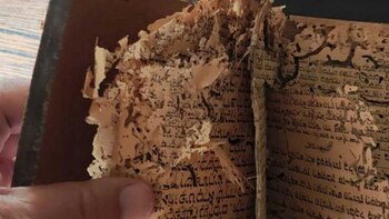 Encontraron un antiguo libro que