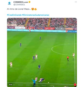 Las reacciones a la jugada de Lionel Messi ante Perú SF