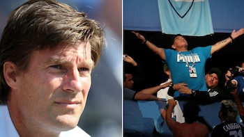 “Jugó esos minutos como si estuviera en la calle”: así recordó Michael Laudrup la anécdota de los cordones desatados de Maradona
