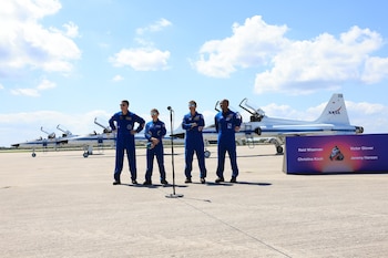 La misión Artemis II despegará el 1 de abril desde el Centro Espacial Kennedy, en Florida, y podrá seguirse en Colombia a través de NASA+ y YouTube - crédito NASA/Kim Shiflett